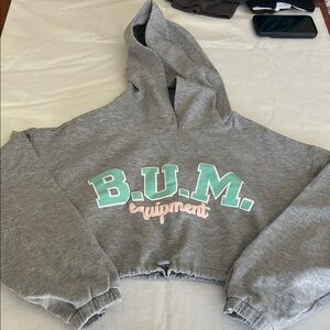 Gray B.U.M. Equipment Hoodie